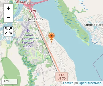 Map of New Bern Christian Academy