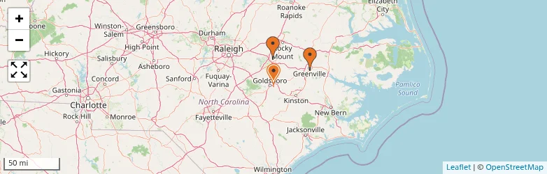 Related schools map