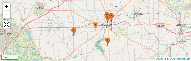 Related schools map