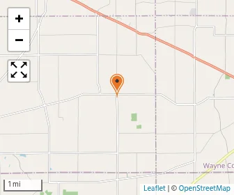 Map of East Maysville