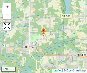Map of Meadow Glow Amish Parochial School