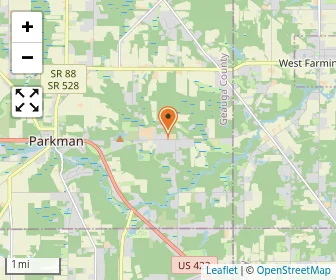 Map of Pine Ridge School