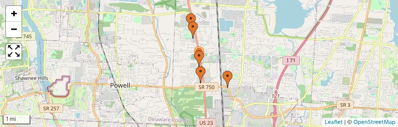 Related schools map