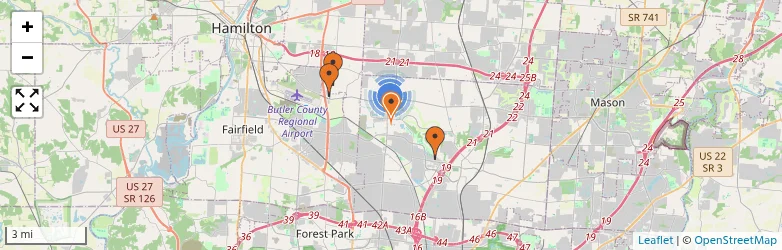 Related schools map