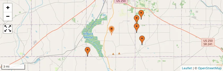 Related schools map