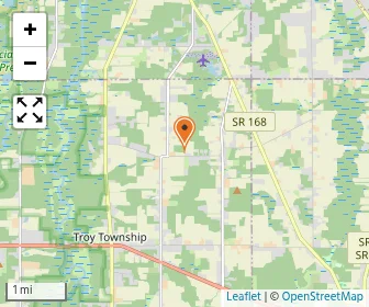 Map of Troy Parochial School