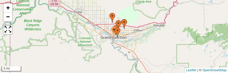 Related schools map