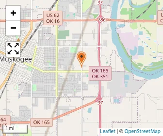 Map of Muskogee Seventh-day Adventist Christian Academy