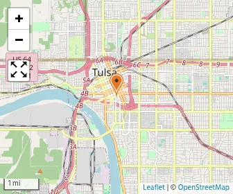 Map of Tulsa Hope Academy