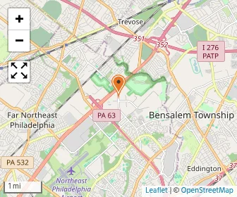 Map of Nhs School Philadelphia