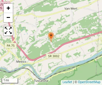 Map of Breezy Hollow Amish School