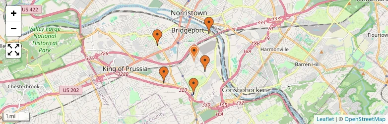Related schools map