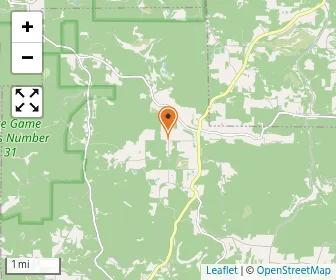 Map of Bucks Run Amish School
