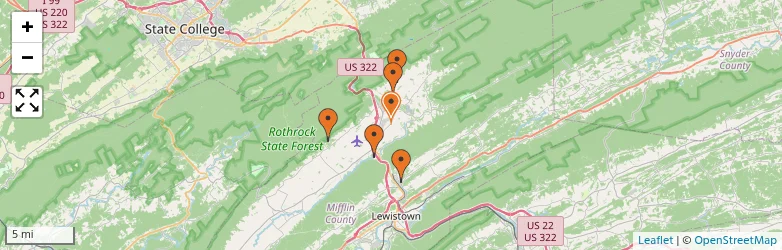 Related schools map