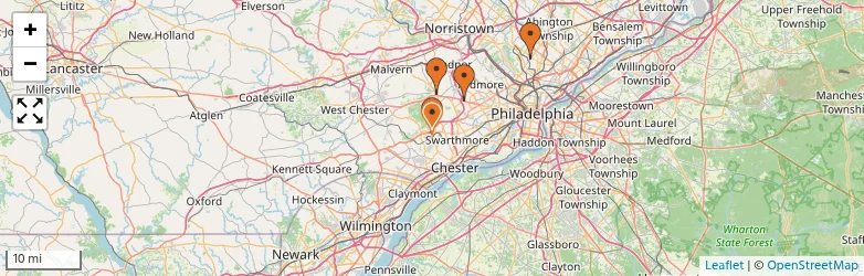 Related schools map