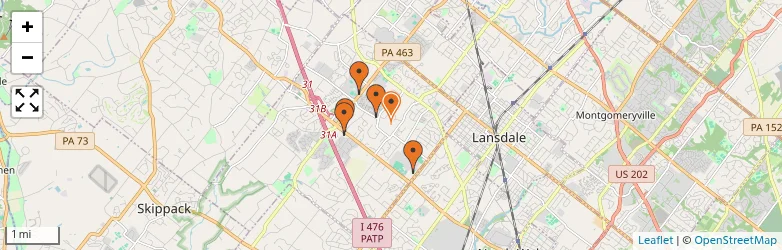 Related schools map