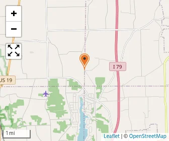 Map of Hilltop Amish School