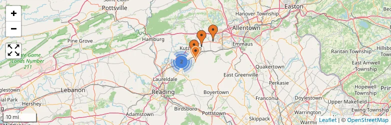 Related schools map