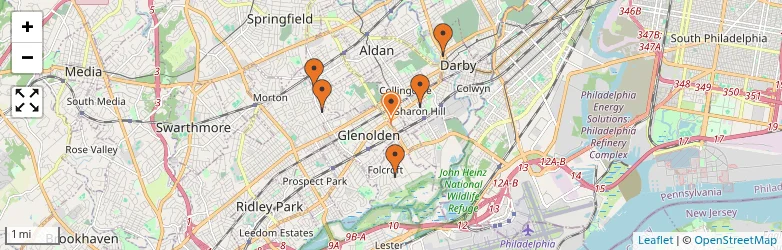 Related schools map