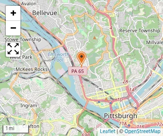 Map of (412) 246-0412Pressley Ridge Career Development Center