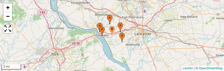 Related schools map