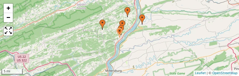 Related schools map