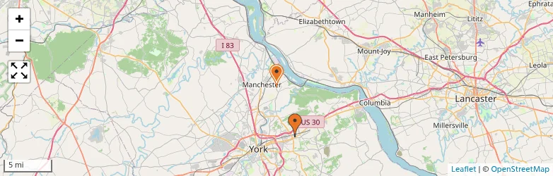 Related schools map
