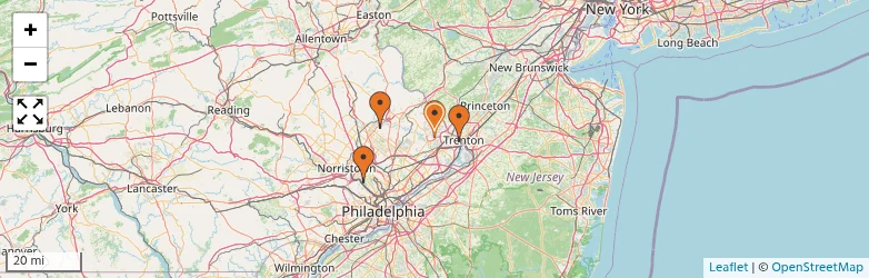 Related schools map