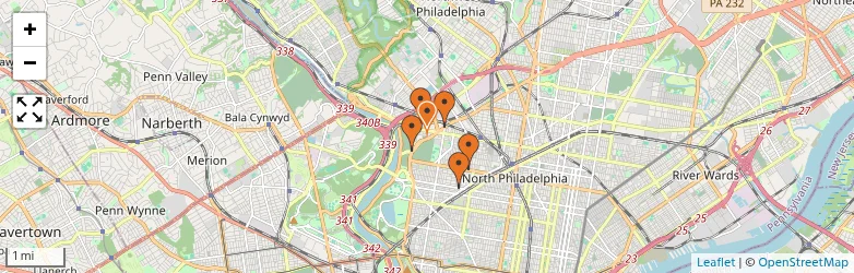 Related schools map