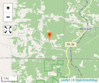 Map of Westover Amish Parochial School