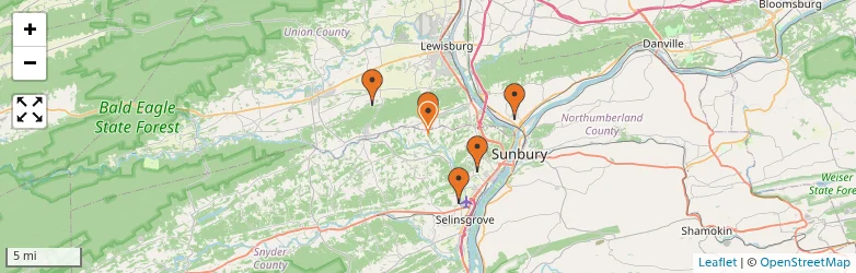 Related schools map
