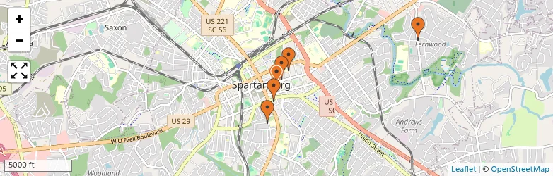 Related schools map