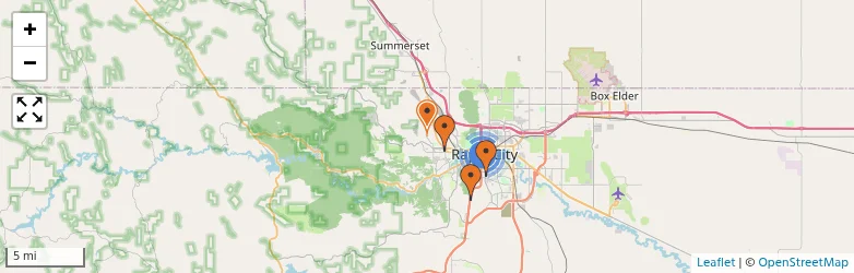 Related schools map