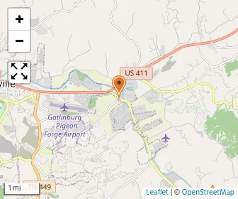 Map of Christian Academy Of The Smokies