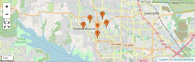 Related schools map