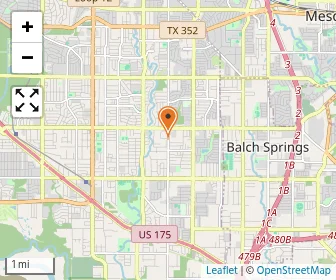 Map of Cristo Rey Dallas College Prep