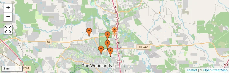 Related schools map