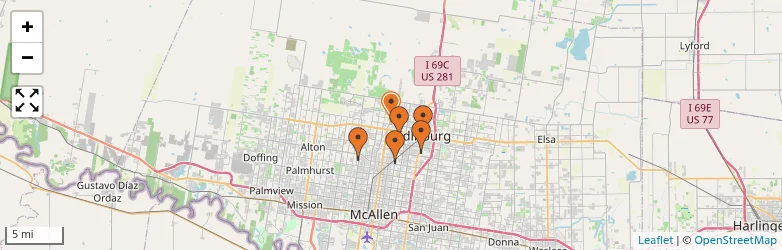 Related schools map