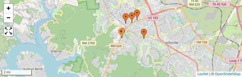 Related schools map