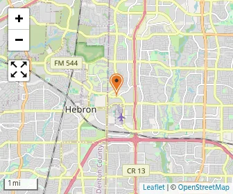 Map of Primrose West Plano