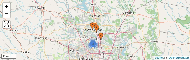 Related schools map
