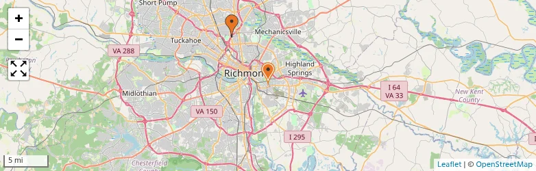 Related schools map