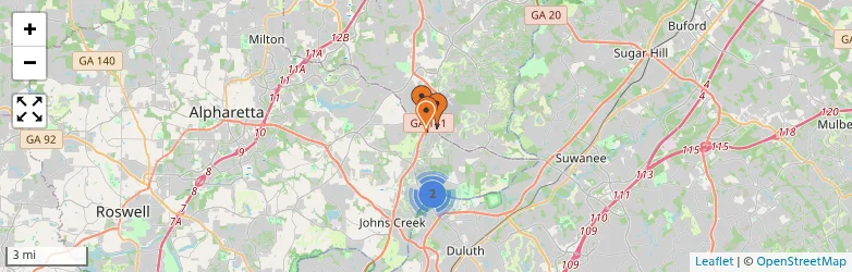 Related schools map