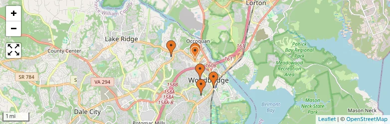 Related schools map