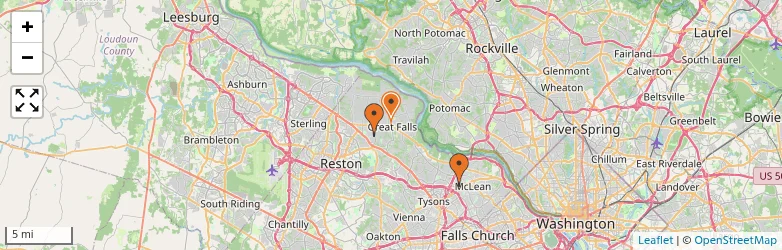 Related schools map