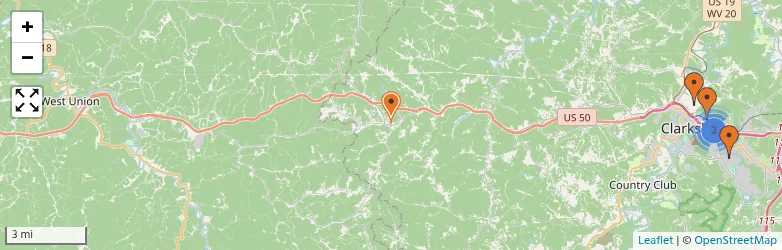 Related schools map