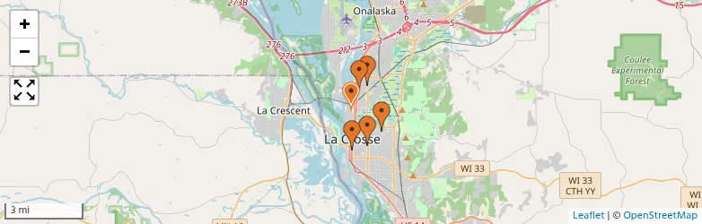 Related schools map