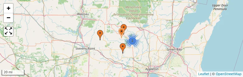 Related schools map
