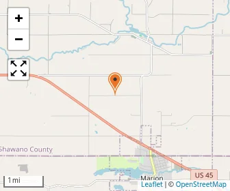 Map of Hilltop View Amish School