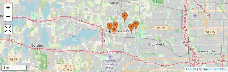 Related schools map